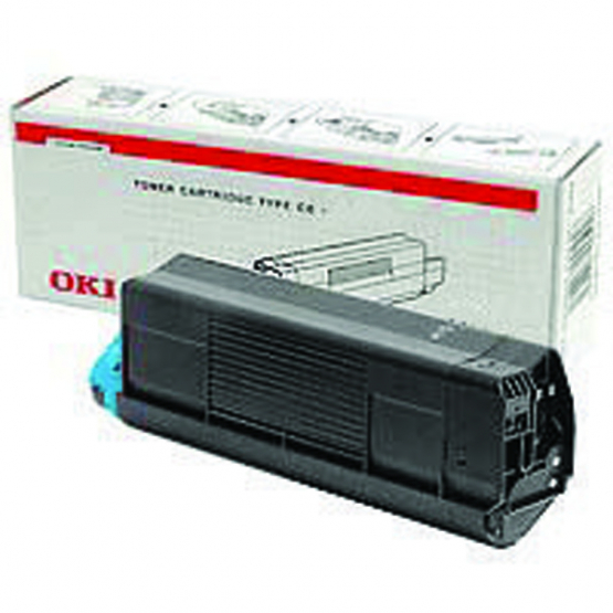 Oki C3520/3530MFP Cyan Original Toner Cartridge - High Capacity (43459371) 
